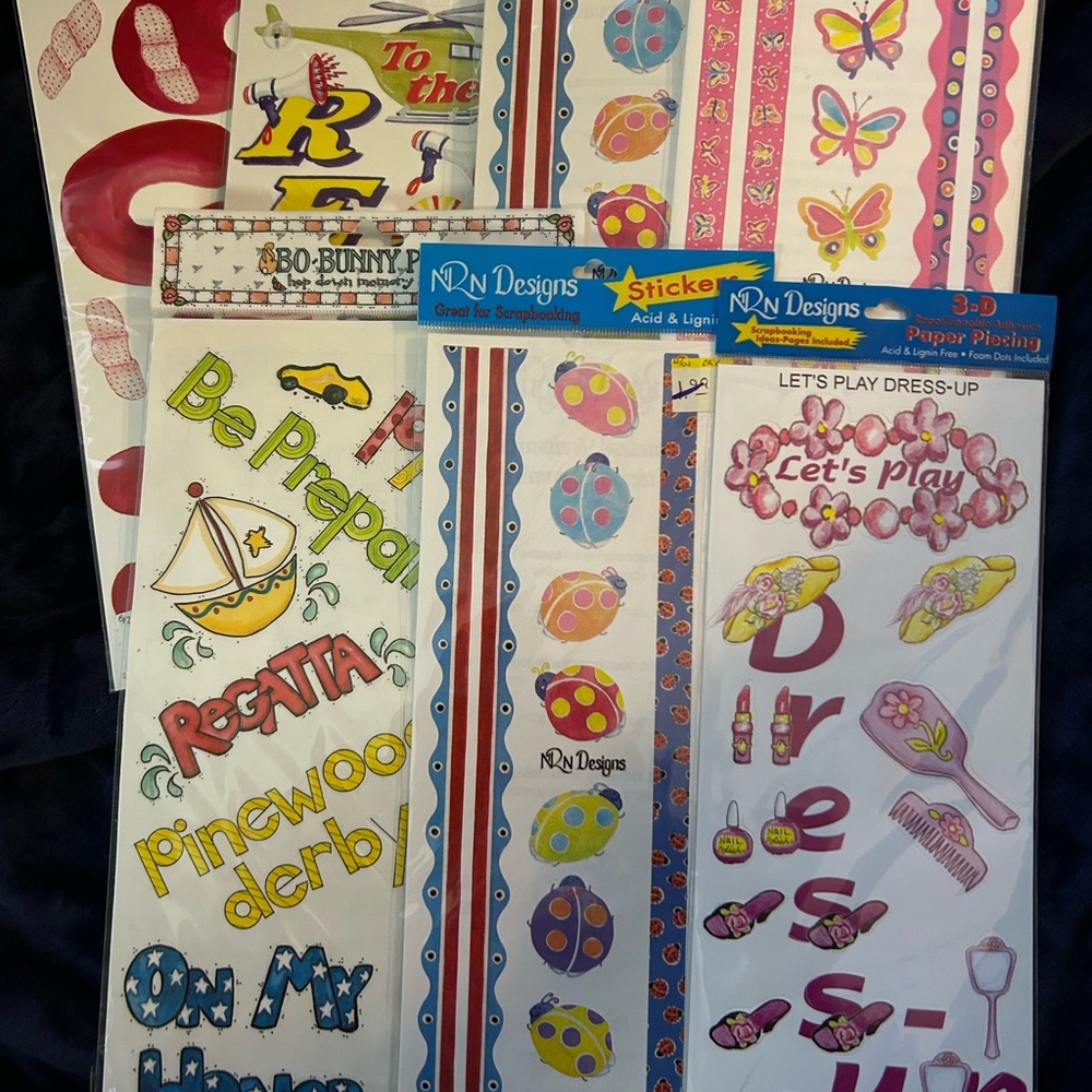 Bo Bunny and N2N Designs Sticker Sets